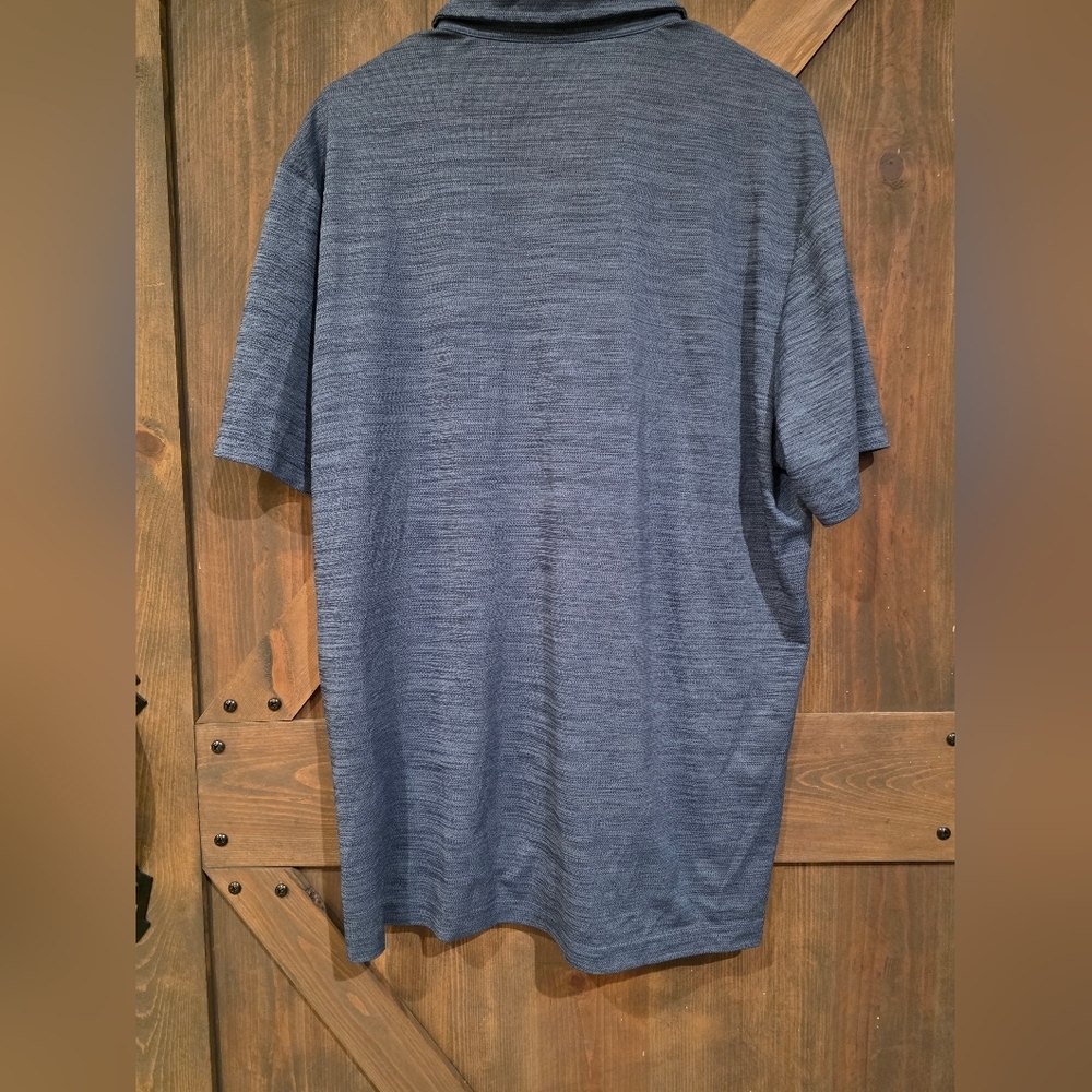 Greg Norman Men's 5 Iron Space-Dye Performance Golf Polo Size XL - Picture 3 of 3